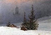 Caspar David Friedrich Winter Landscape with Church china oil painting artist